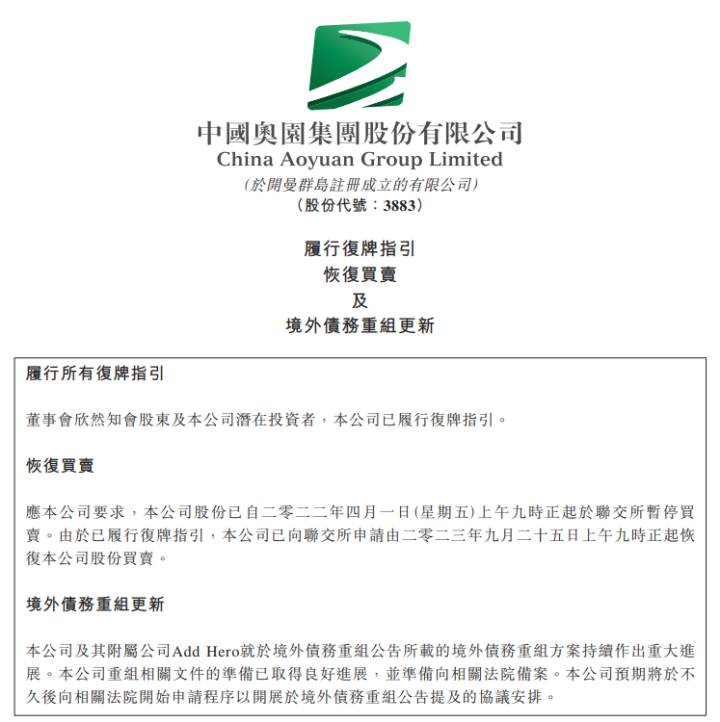 知名房企复牌，大跌73%！