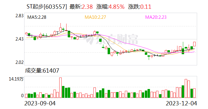 ST起步财务造假被罚5700万元